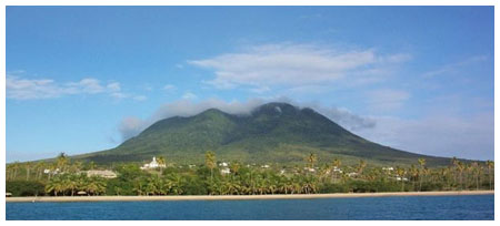 The beautiful island paradise of Nevis